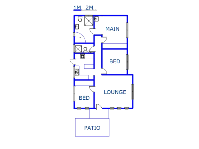 Floor plan of the property in Raisethorpe