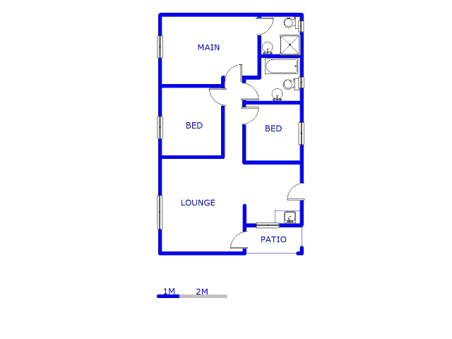 Ground Floor - 76m2 of property for sale in Crystal Park