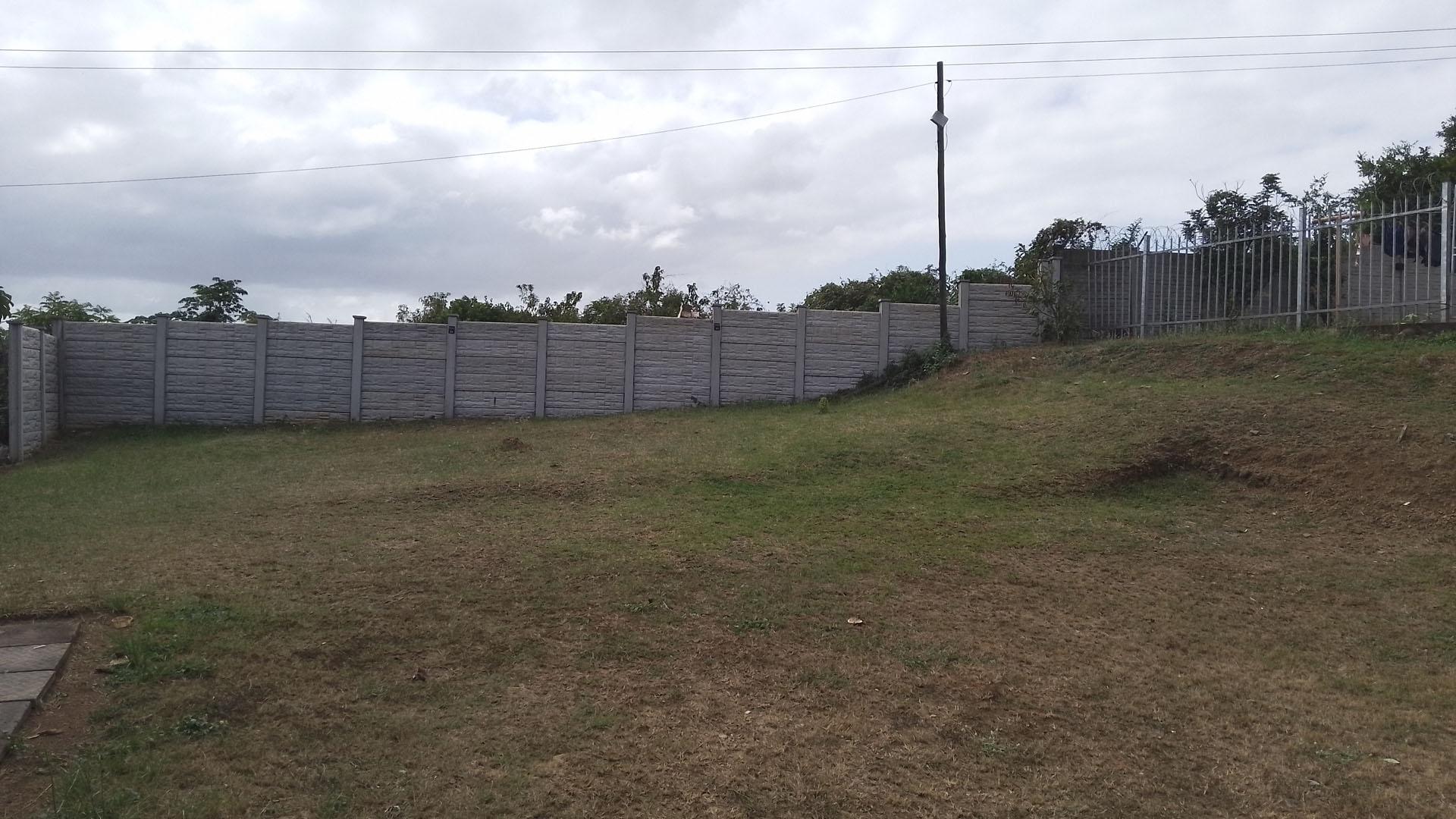 Backyard of property in Verulam 