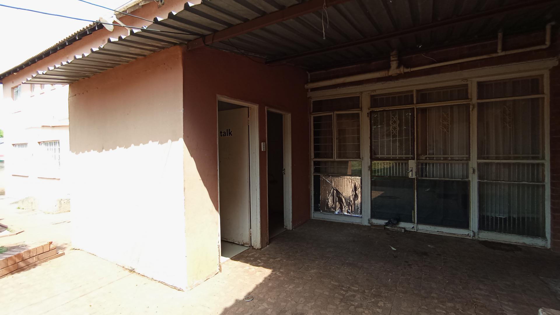 Backyard of property in Cyrildene