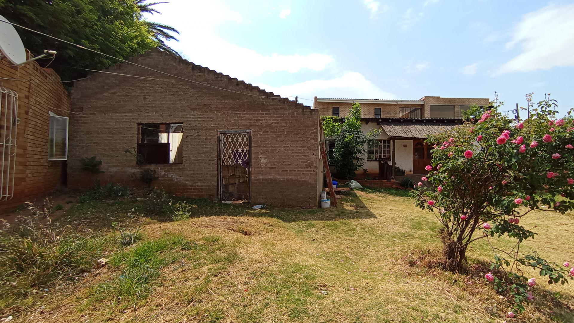 Backyard of property in Cyrildene