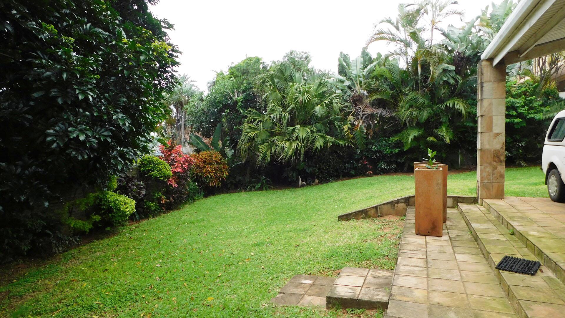 Backyard of property in Durban North 