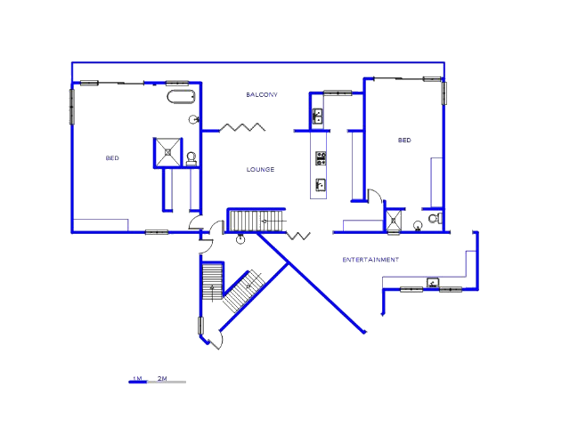 Floor plan of the property in Wilropark