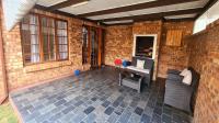 Patio of property in Bartlett AH