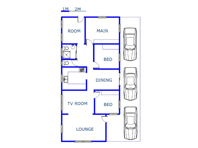 Floor plan of the property in Shallcross 