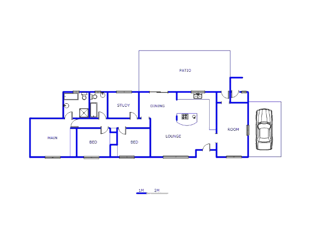 Floor plan of the property in Sharon Park