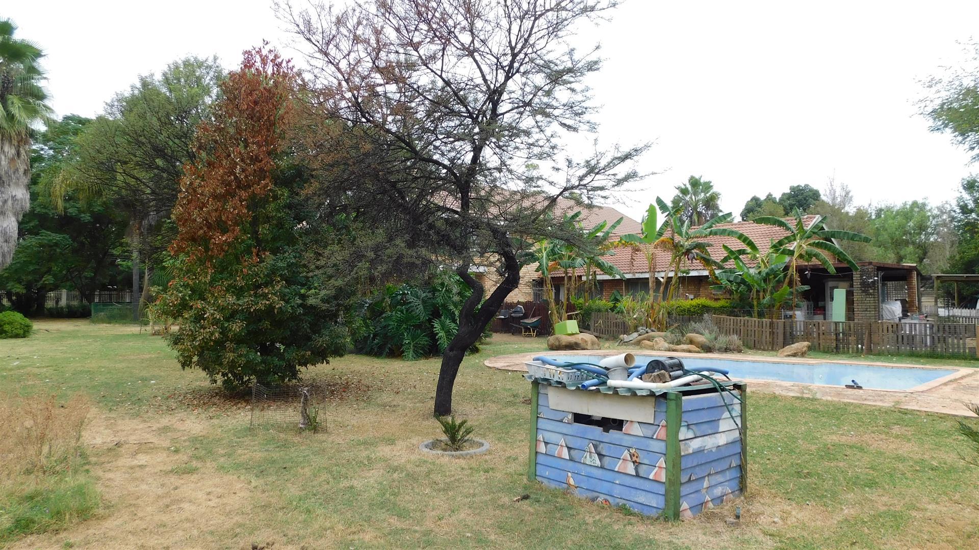 Backyard of property in Montana Tuine