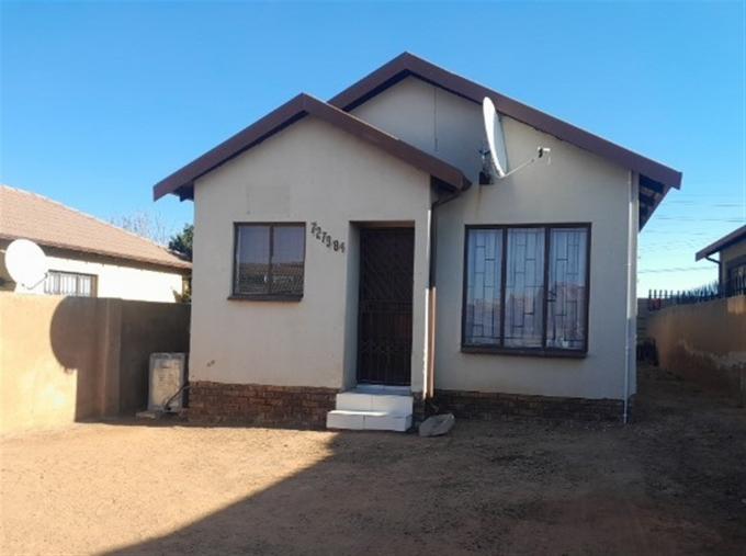 Standard Bank SIE Sale In Execution House for Sale in Soshanguve East - MR546567