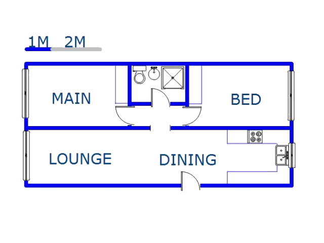 Floor plan of the property in Windermere