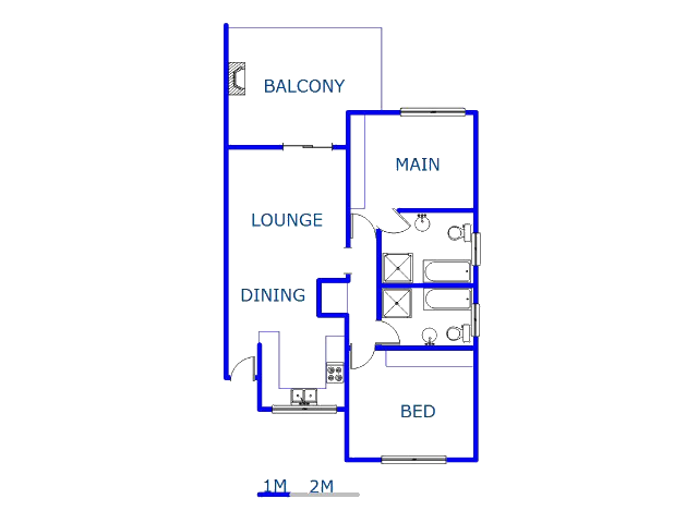 Floor plan of the property in Greenstone Hill