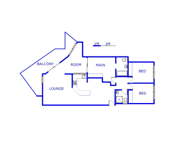 Floor plan of the property in Margate