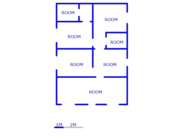 Floor plan of the property in Emdeni South