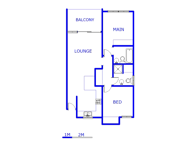 Floor plan of the property in Primrose Hill