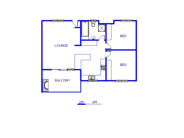 Floor plan of the property in Buh Rein