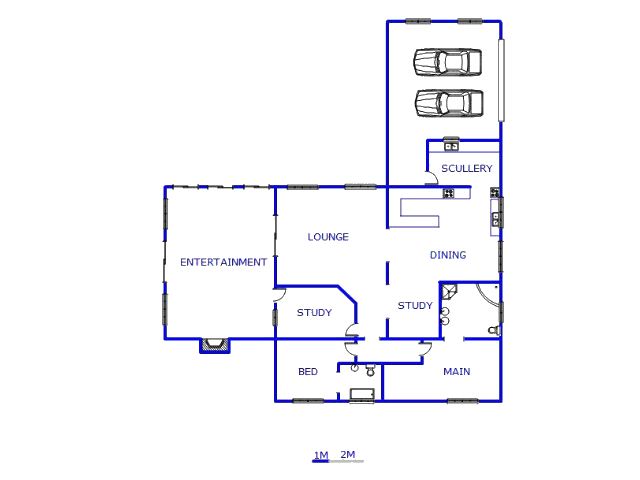 Floor plan of the property in Mookgopong (Naboomspruit)