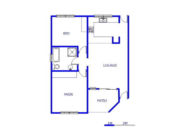 Floor plan of the property in Vorna Valley