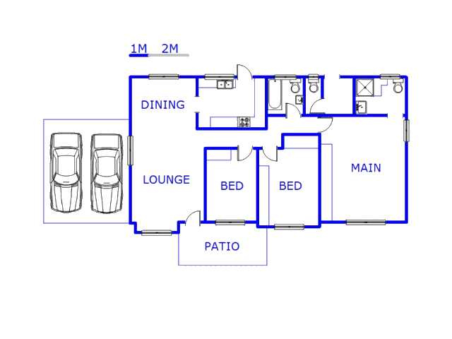 Floor plan of the property in Astra Park
