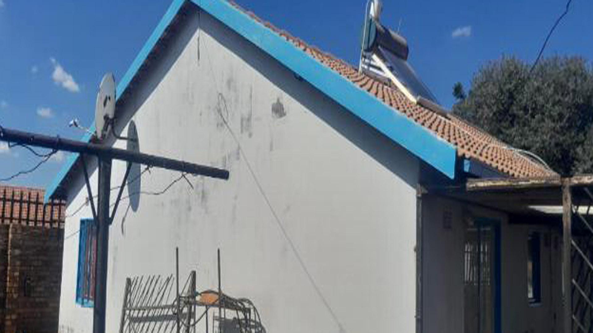 Backyard of property in Lenasia