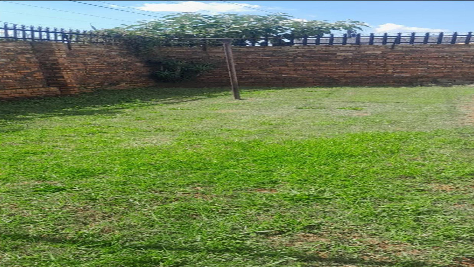 Backyard of property in Lenasia