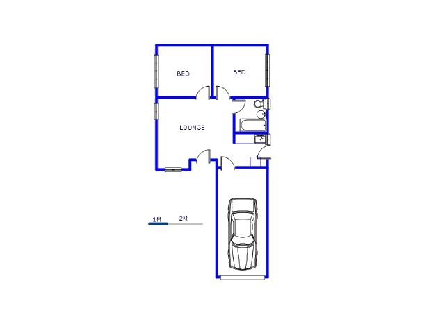 Floor plan of the property in Salfin