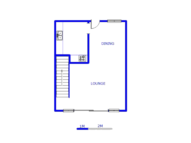 Floor plan of the property in Roodia