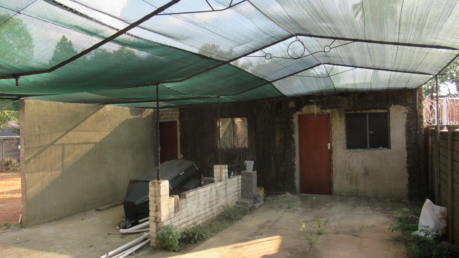 Backyard of property in Vanderbijlpark