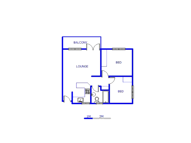 Floor plan of the property in Horison View