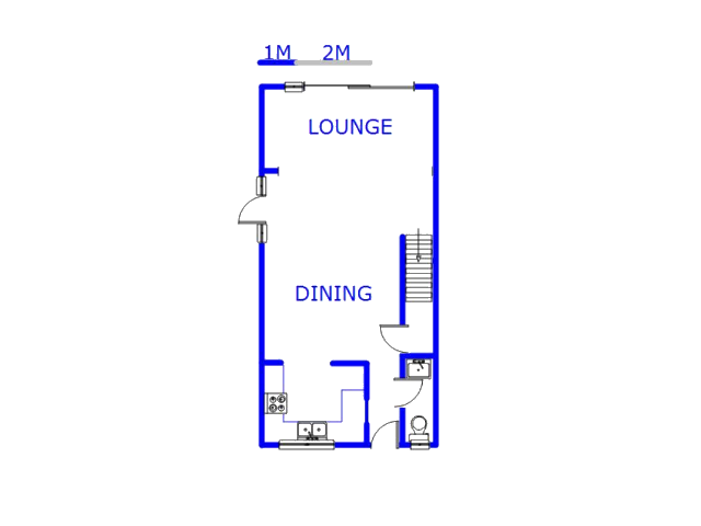 Floor plan of the property in Amanzimtoti 