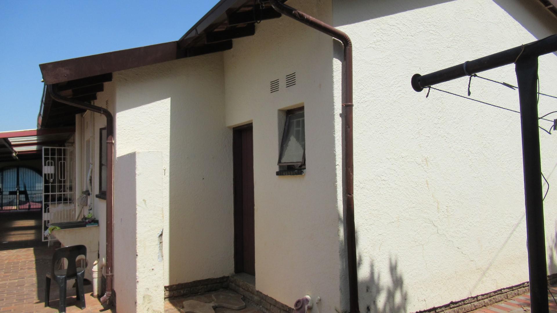 Backyard of property in Lenasia South