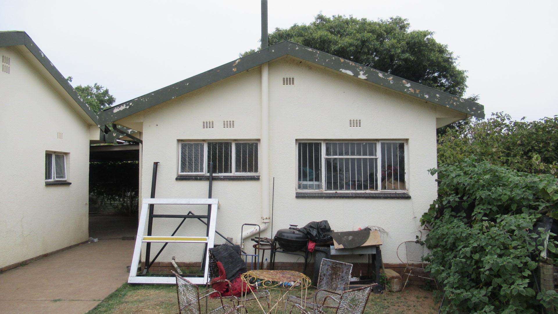 Backyard of property in Sasolburg