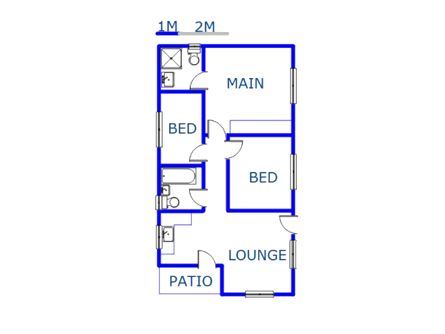 Floor plan of the property in Windmill Park