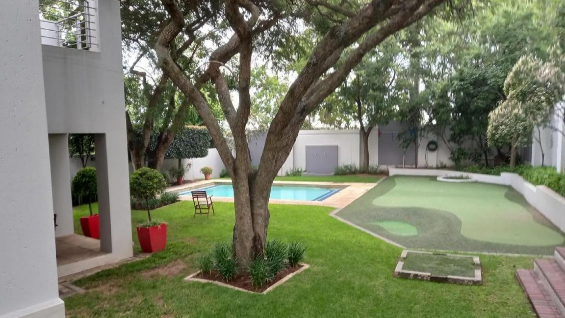 Backyard of property in Douglasdale