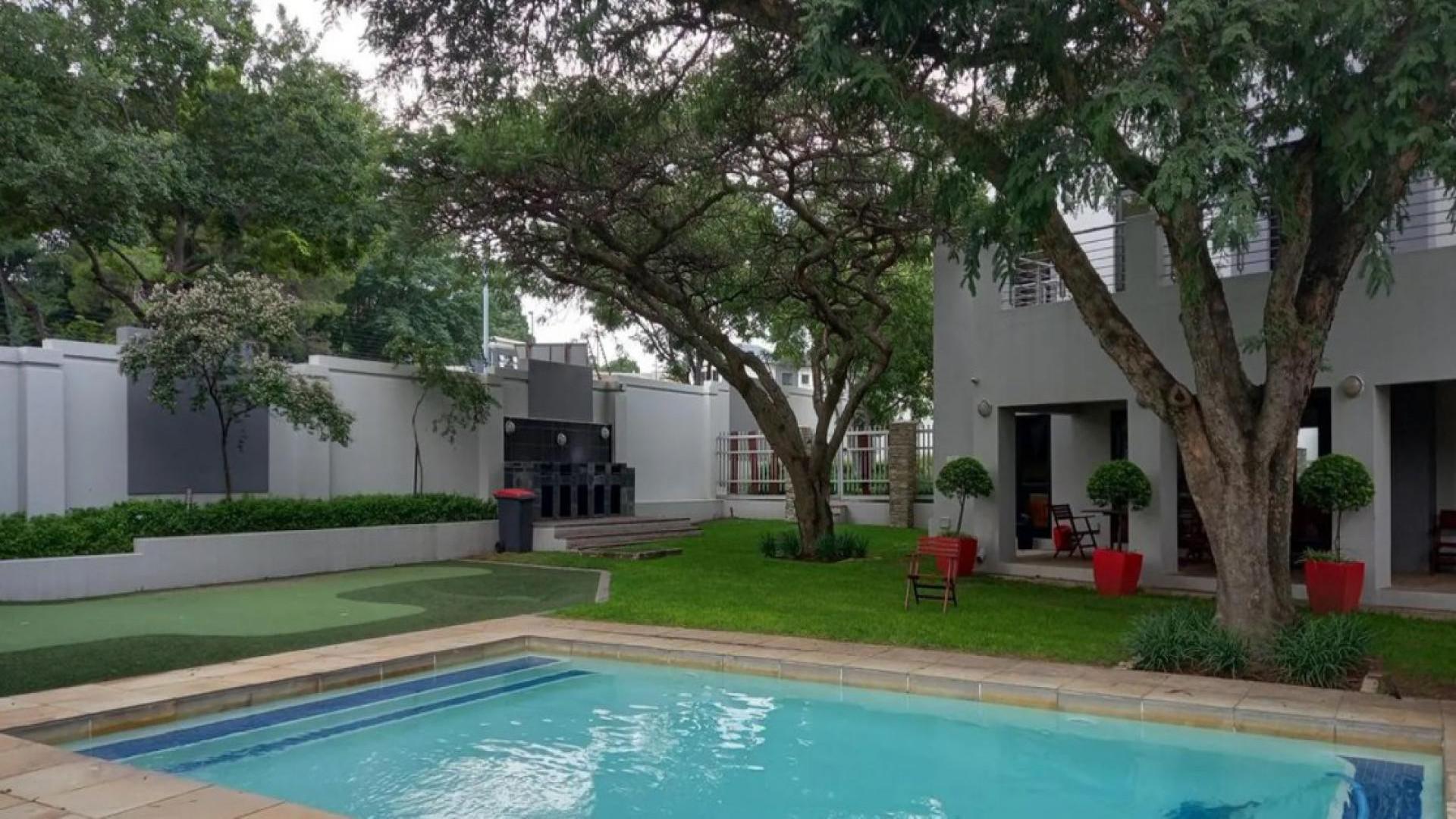 Backyard of property in Douglasdale