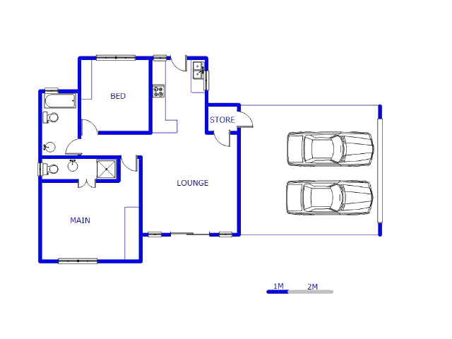 Floor plan of the property in The Reeds