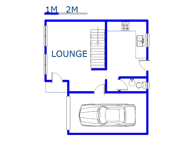 Floor plan of the property in Avoca