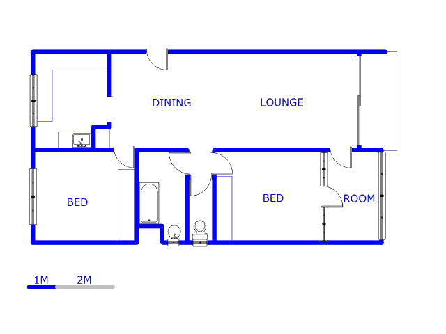 2nd Floor - 92m2 of property for sale in Pretoria North