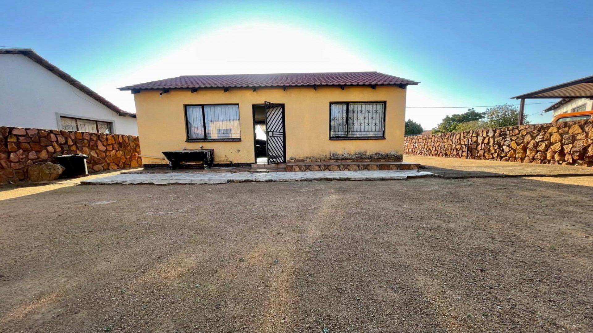Backyard of property in Soshanguve