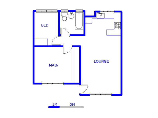 Ground Floor - 58m2 of property for sale in Meredale