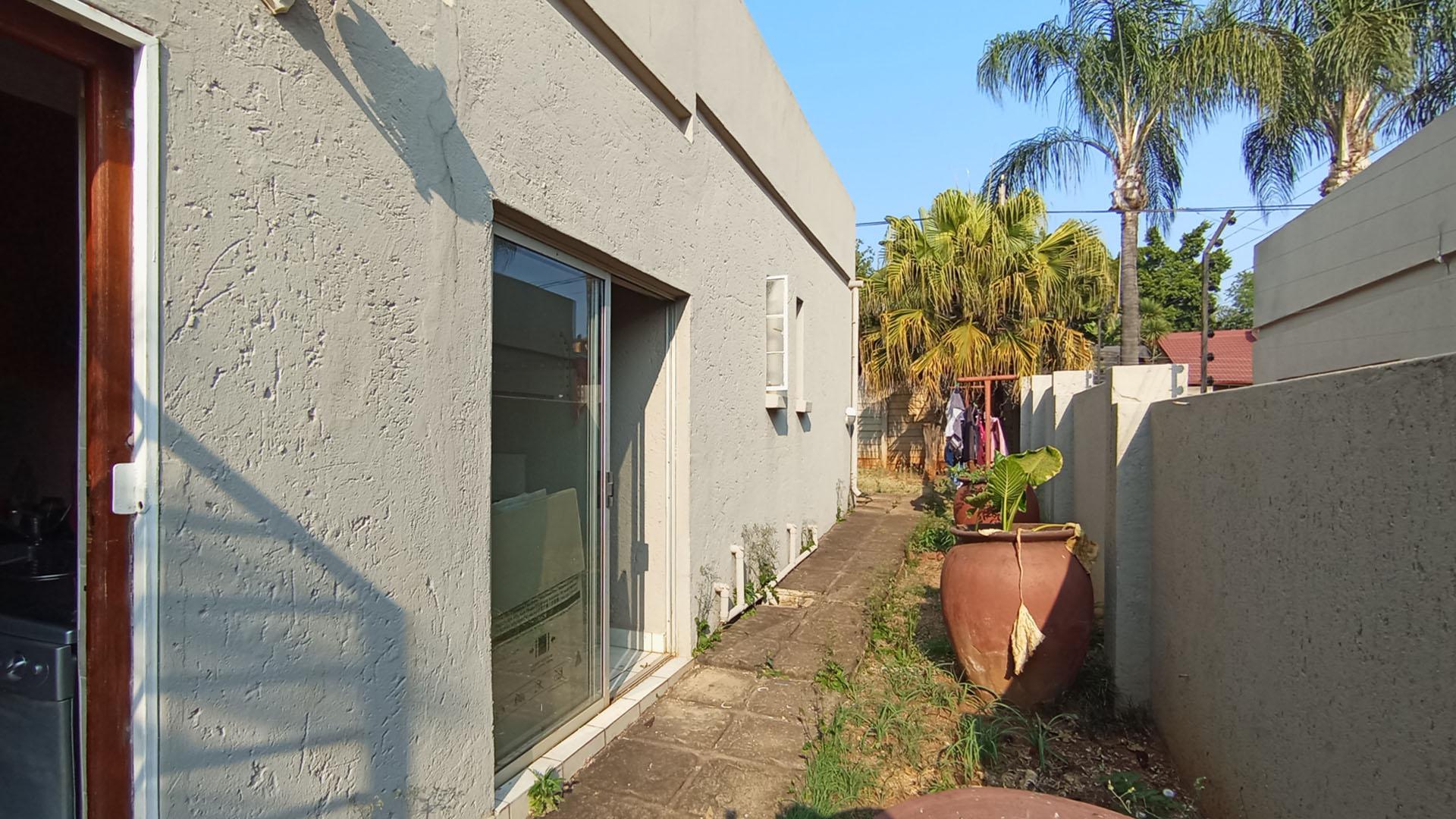 Backyard of property in Faerie Glen