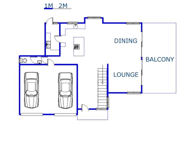 Floor plan of the property in Pietermaritzburg (KZN)