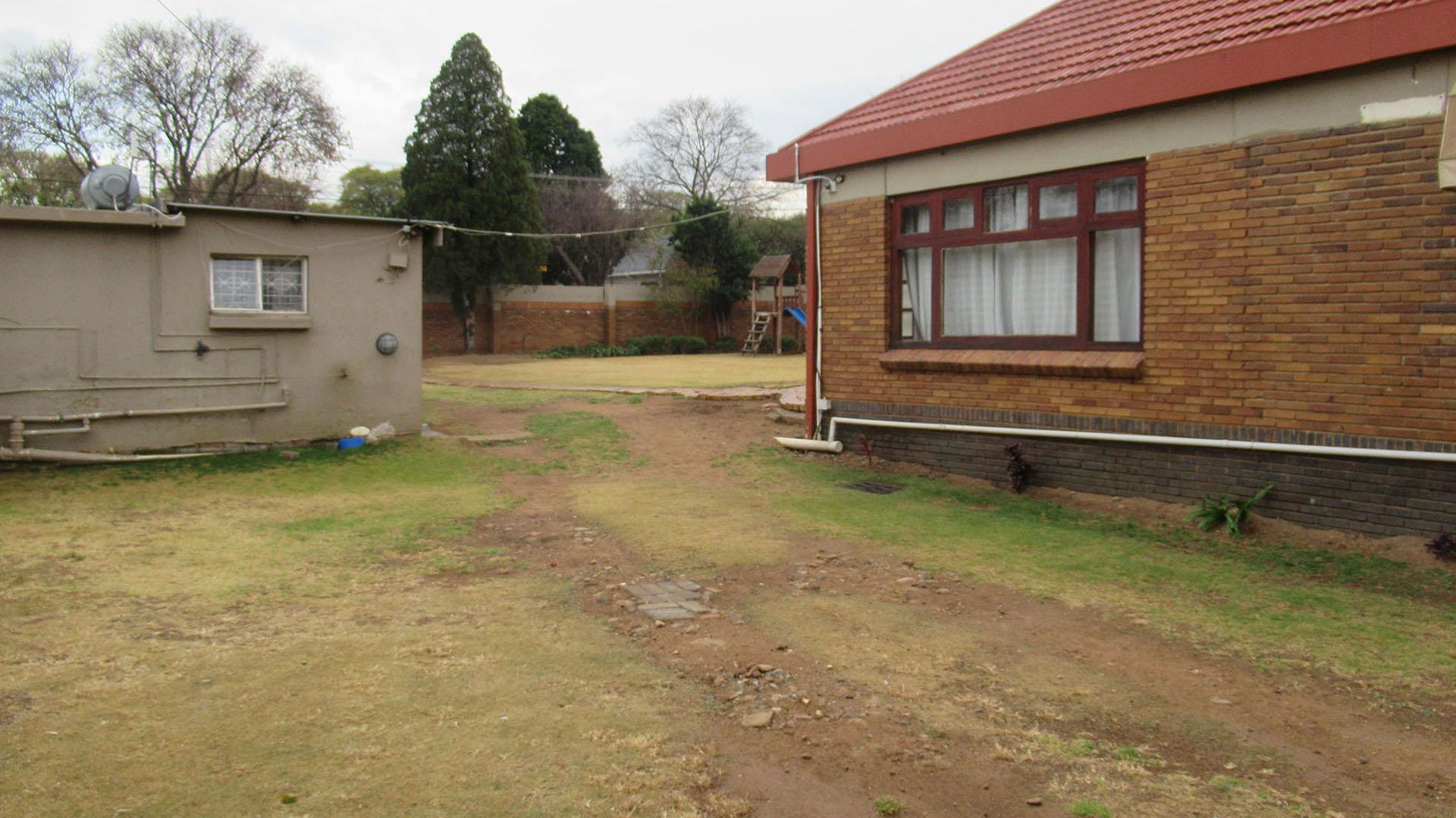 Backyard of property in Highlands North