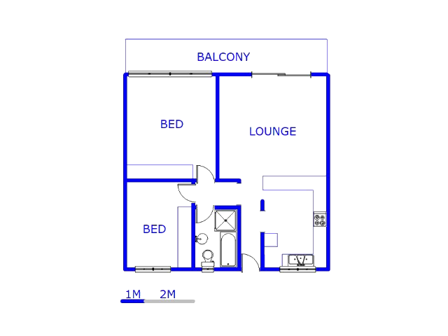 Floor plan of the property in Florida