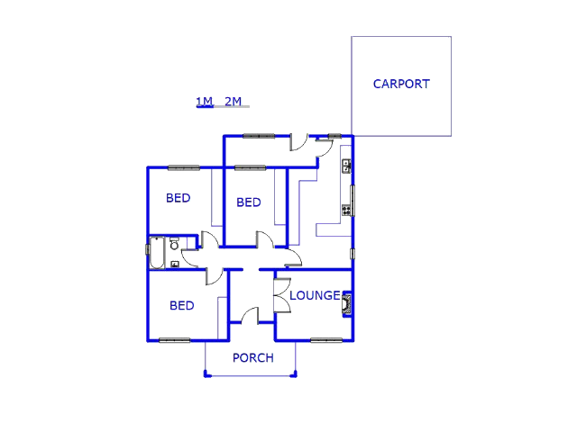 Floor plan of the property in Symhurst