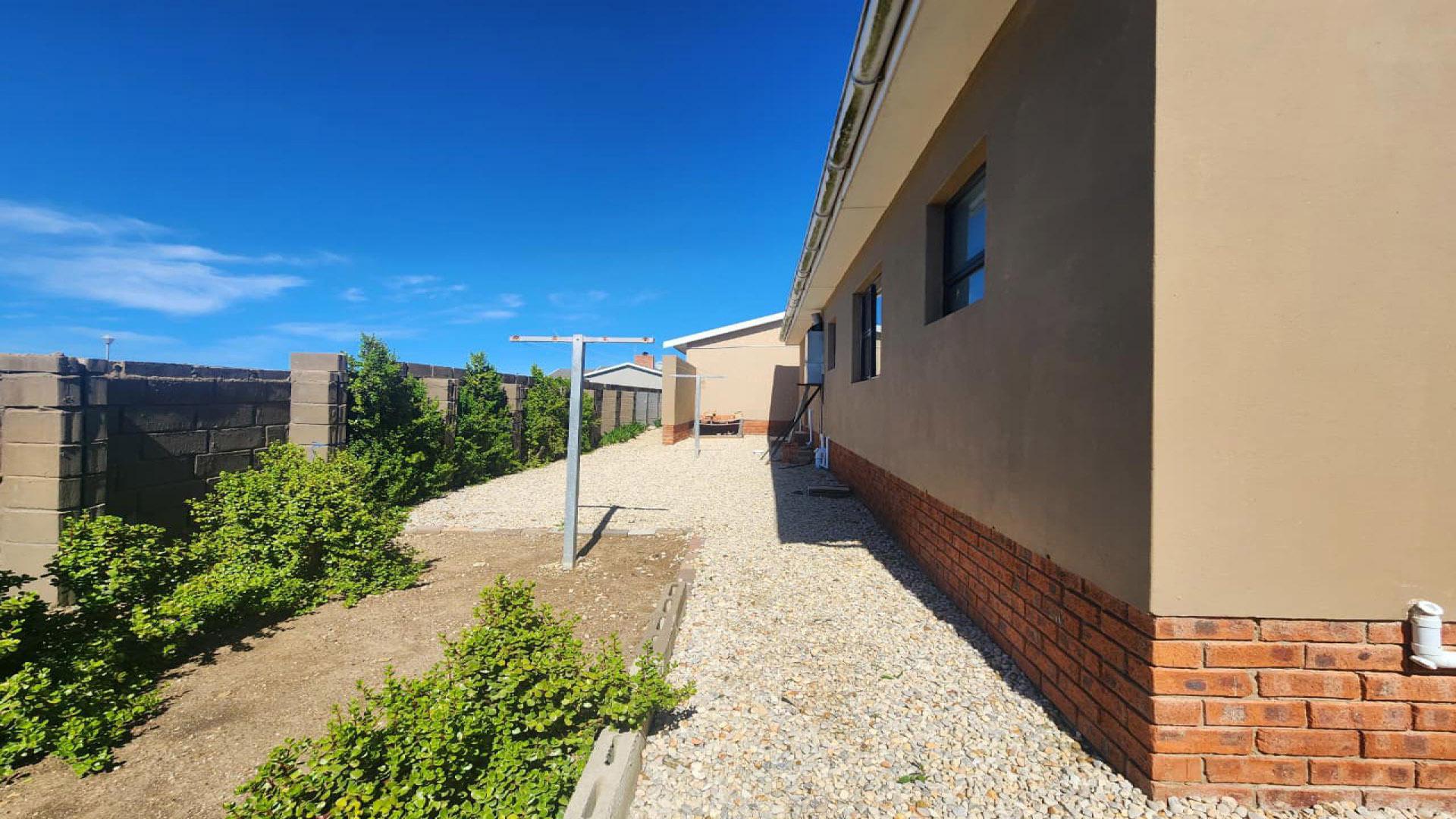 Backyard of property in Jeffrey's Bay