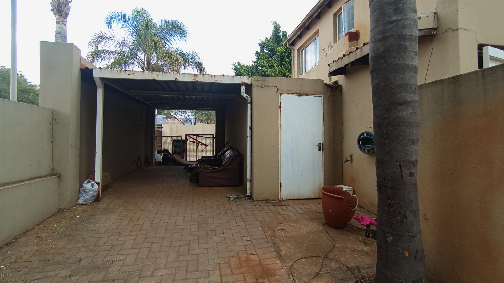 Backyard of property in Garsfontein