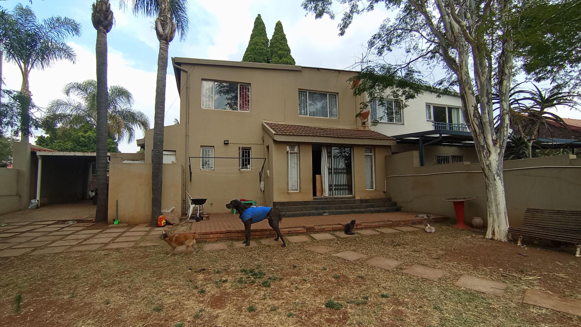 Backyard of property in Garsfontein