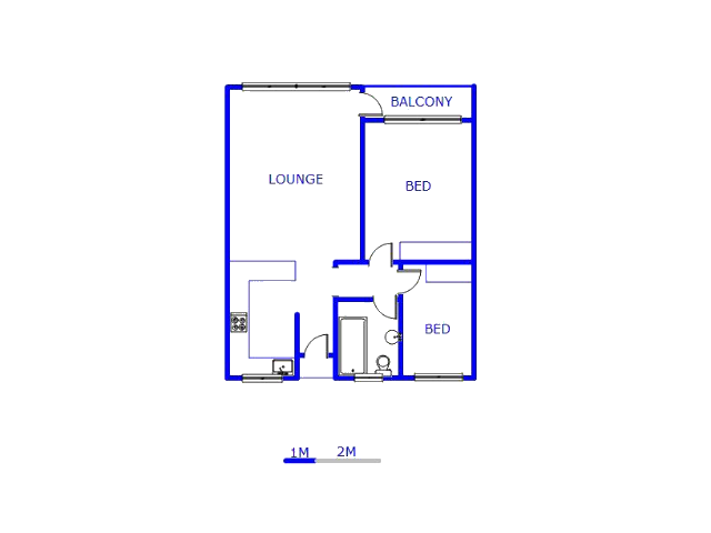 Floor plan of the property in Florida Park