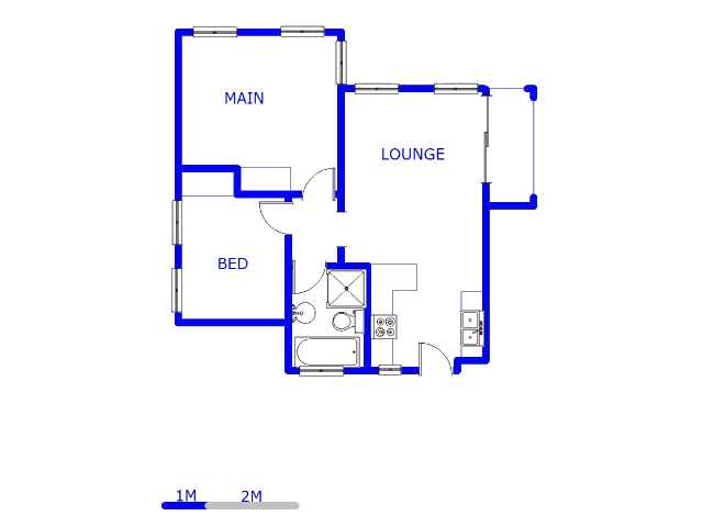 Floor plan of the property in Jansen Park