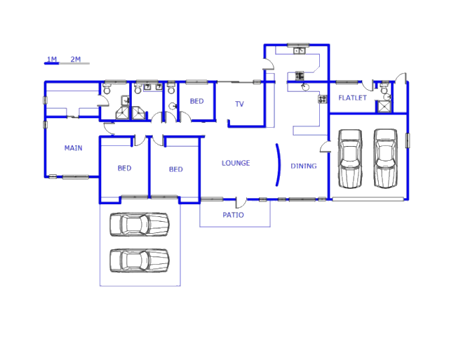 Floor plan of the property in Shelly Beach