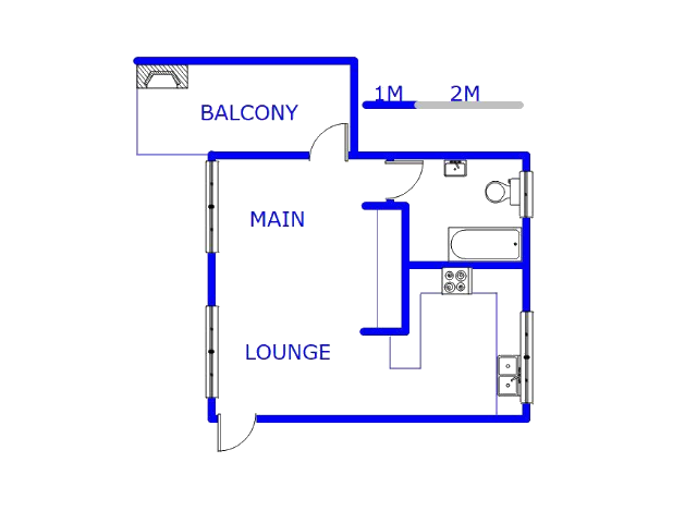 3rd Floor - 35m2 of property for sale in Ferndale - JHB